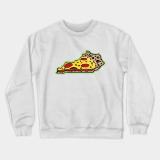 Kentucky Pizza!! w GREEN GLOW! Crewneck Sweatshirt